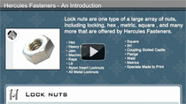 Video introduction to Hercule Fasteners.